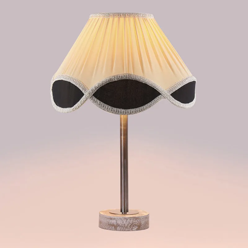 Valenica Rodin Wooden Table Lamp - White,Silver,White media 5