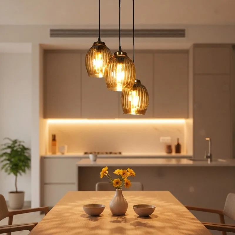 Aurelia Glass Ceiling Lamp - Transparent media 1
