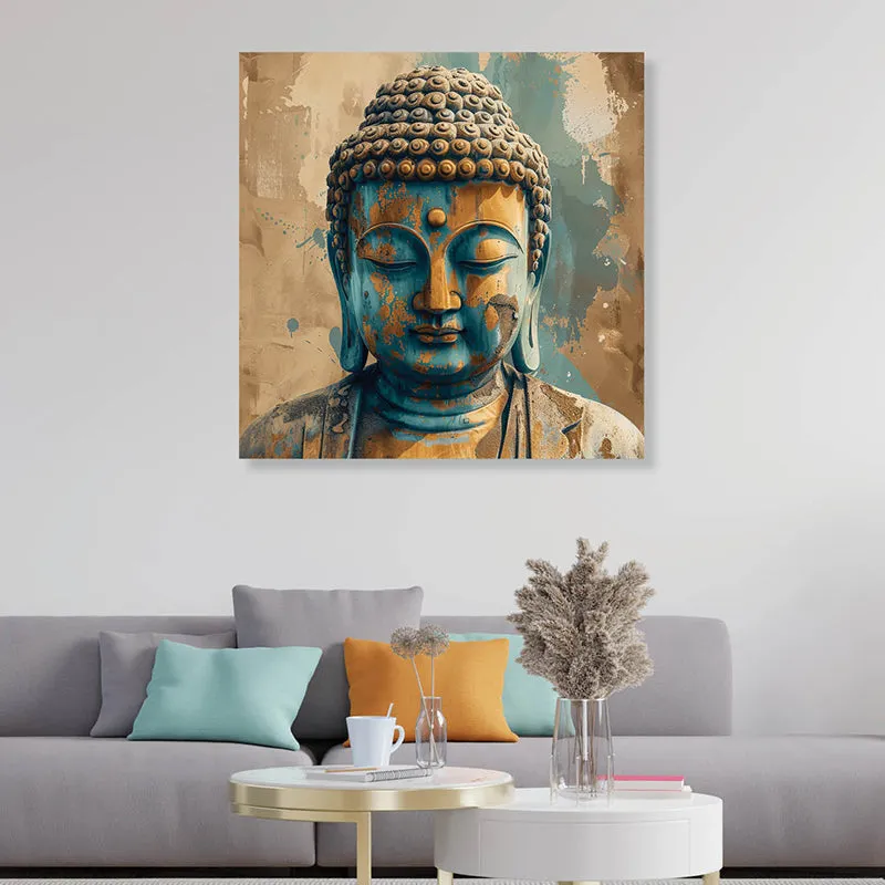 Antique Buddha Canvas Wall Art media 1