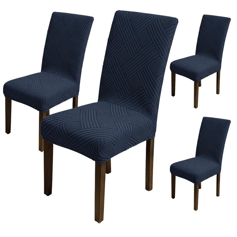 Rivexa Softs Chair Cover (Blue) - Set Of Four media 3