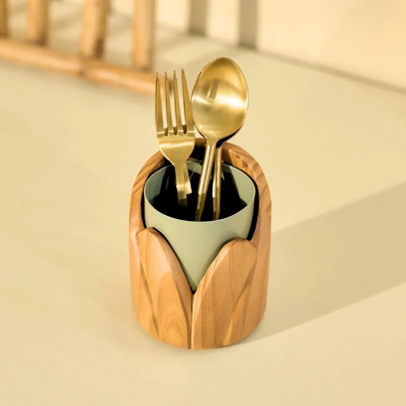 Tupli Wooden Cutlery Holder media 3