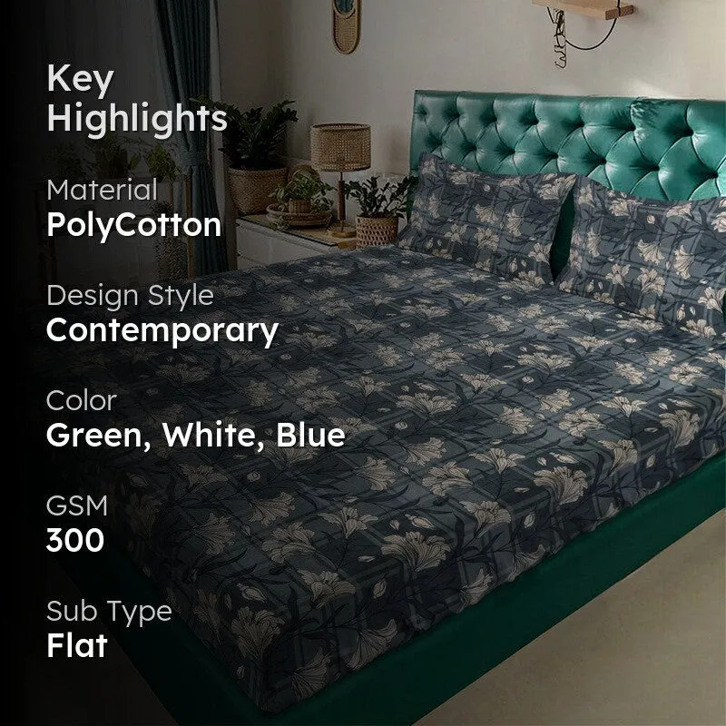 Nightfall Loom Bedsheet - 300 GSM media 2