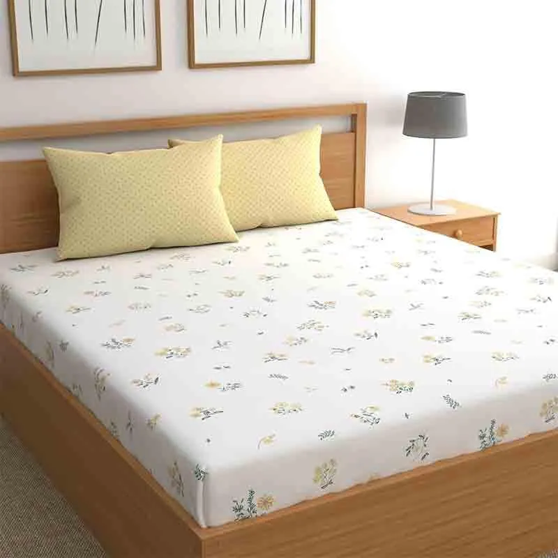 Micro Floral Microfiber Bedsheet - 150 GSM media 3