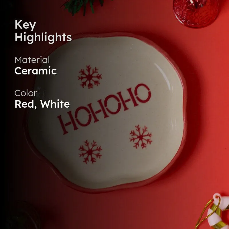Ho Ho Ho Ceramic Quarter Plate media 2