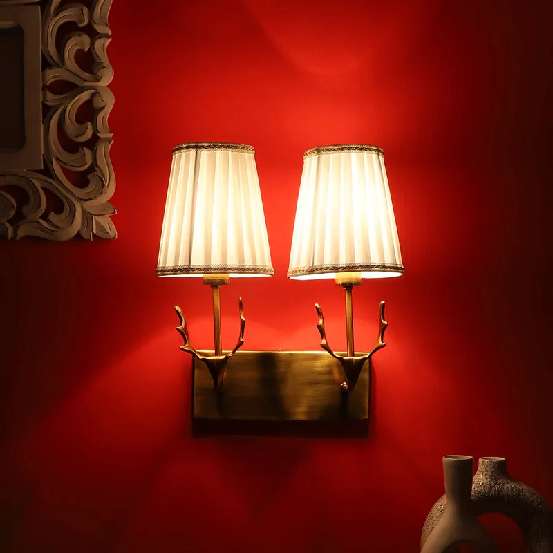Linera Duo Cotton & Iron Wall Lamp media 4