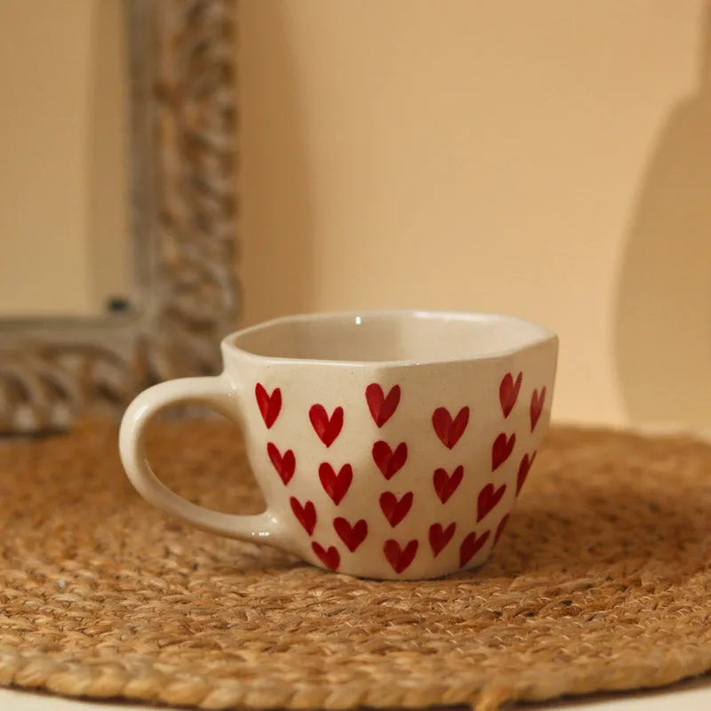 Brovo Ceramic Coffee Mug (250 mL Each) - Set of Four media 4
