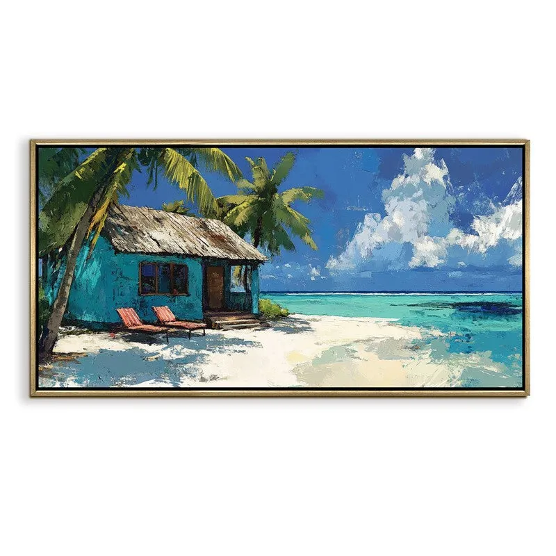 Casita Canvas Wall Painting With Frame media 3