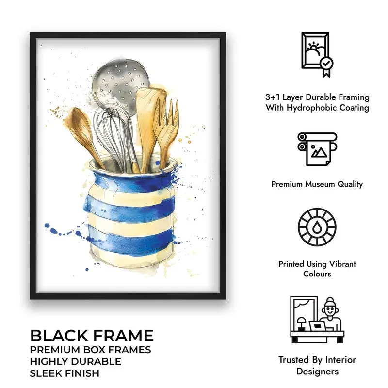 Spoon Studio Archival Canvas Wall Art - Black media 10