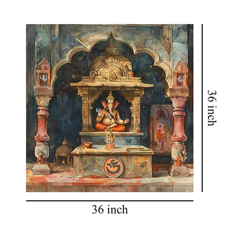 Ganesha Temple Wall Painting media 8