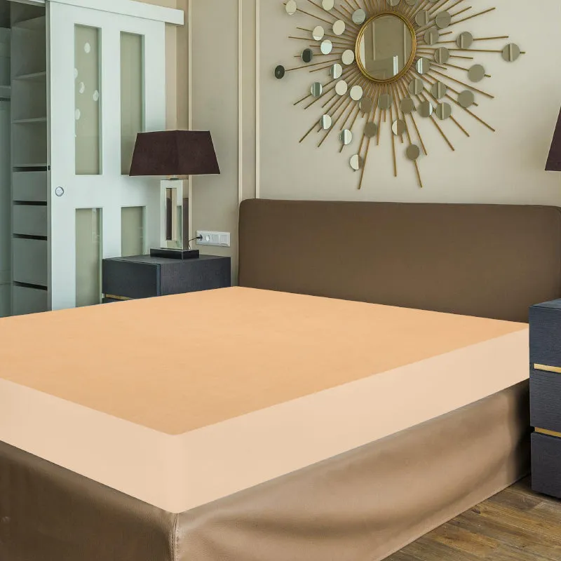 Oswal Mattress Protector - Soft Yellow media 1