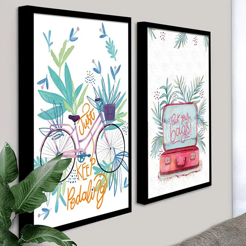 Pack Your Bags Wall Art - Set Of Two media 4