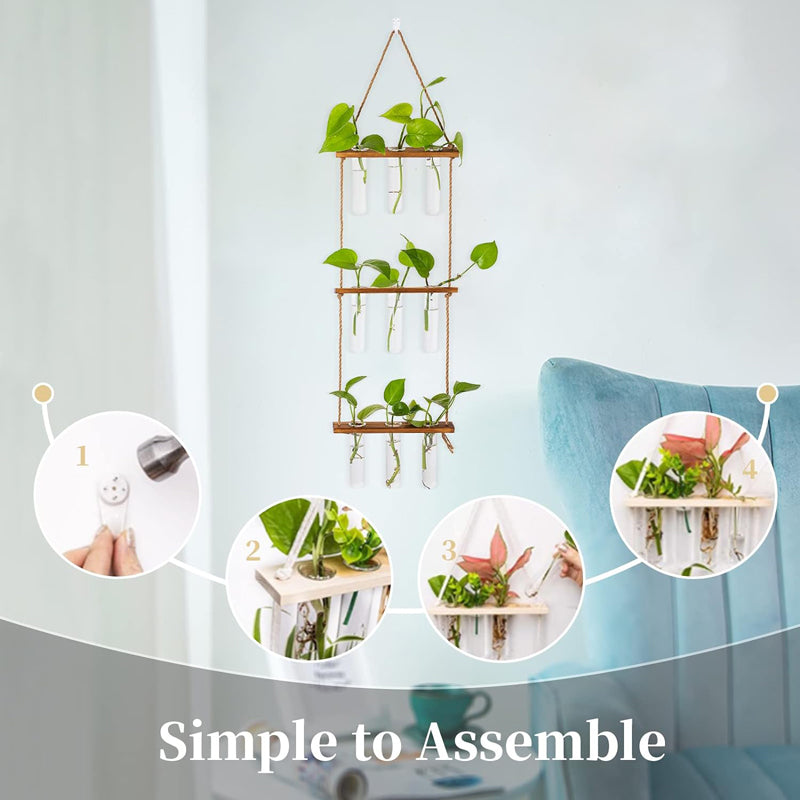 Jace Hanging Test Tube Planter media 4