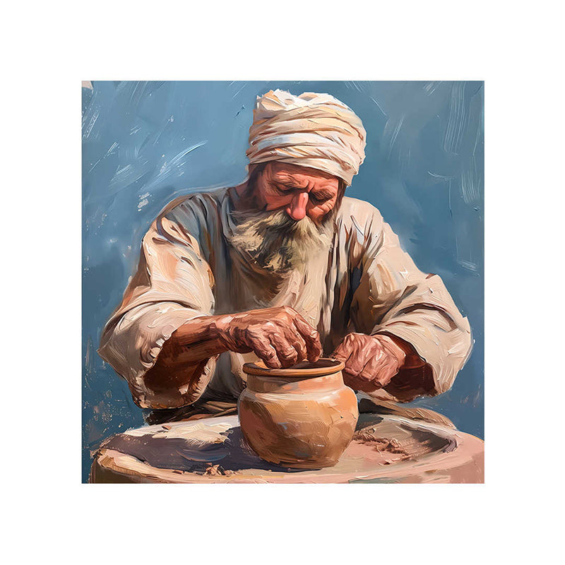 Pottery Maker Wall Painting media 5