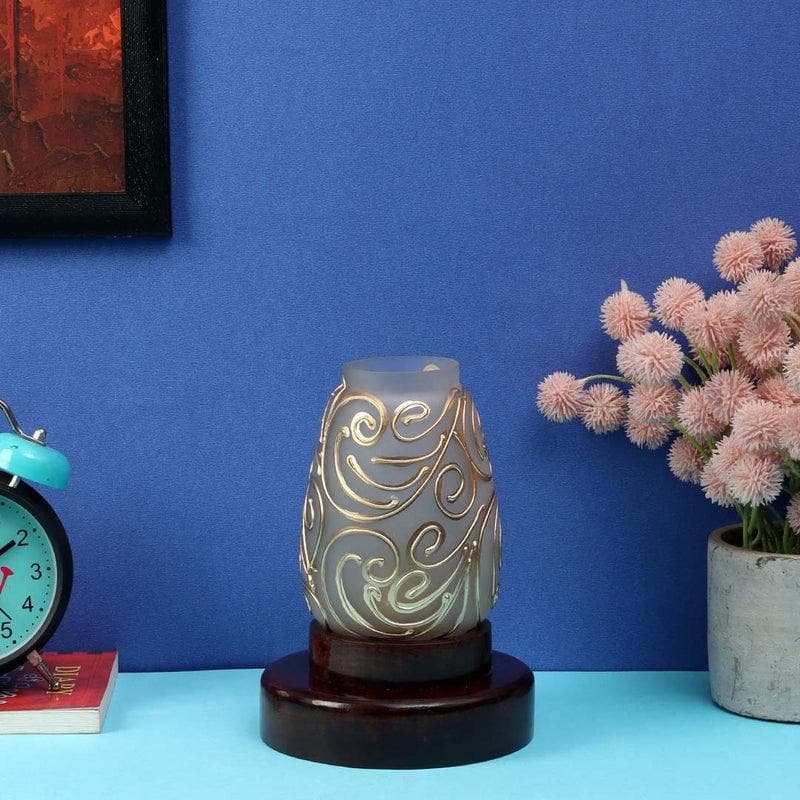 Ripples Glass Table Lamp - Gold,Black media 3