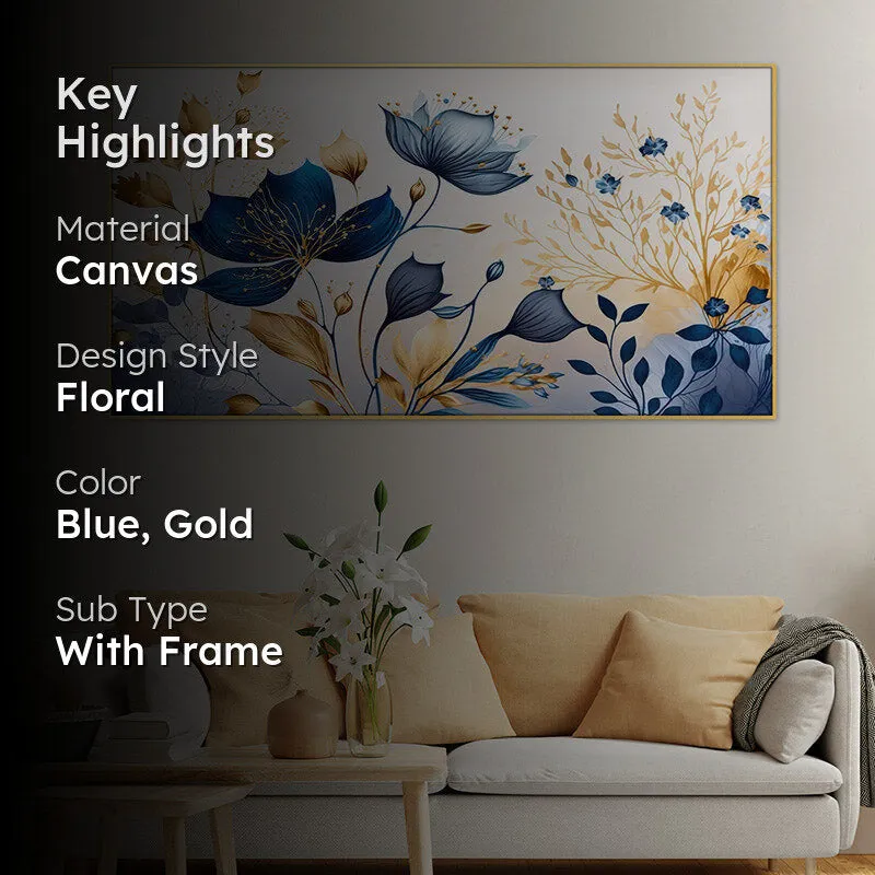 Lelo Abstract Flora Canvas Wall Painting media 2