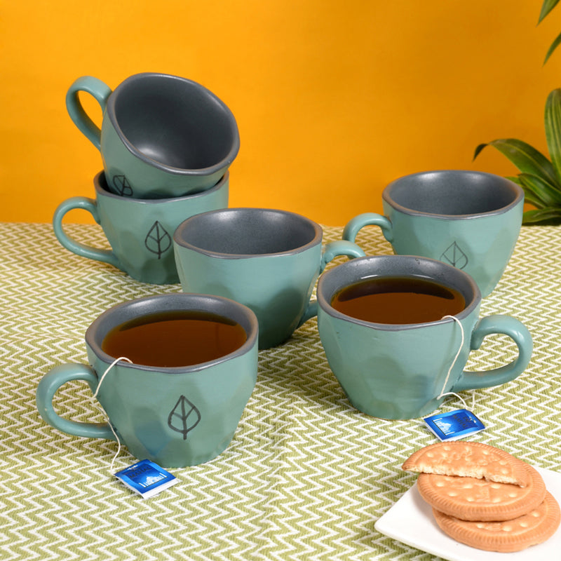 Prada Ceramic Tea Cup (150mL Each) - Set of Six