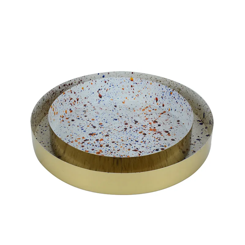 Paint Pop Iron Serving Tray - Set Of Two media 4