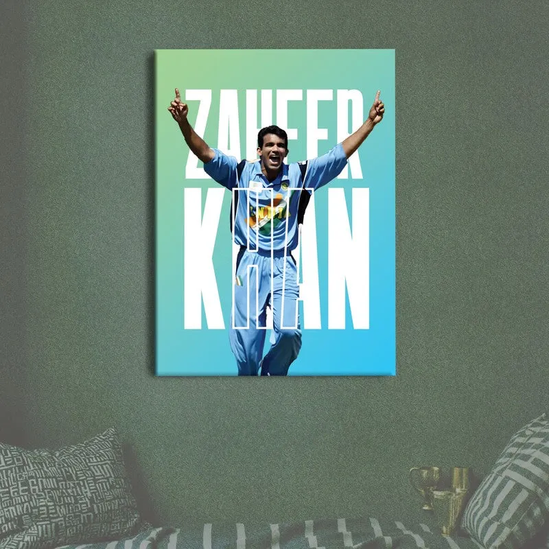 Zaheer Khan Canvas Wall Art media 7