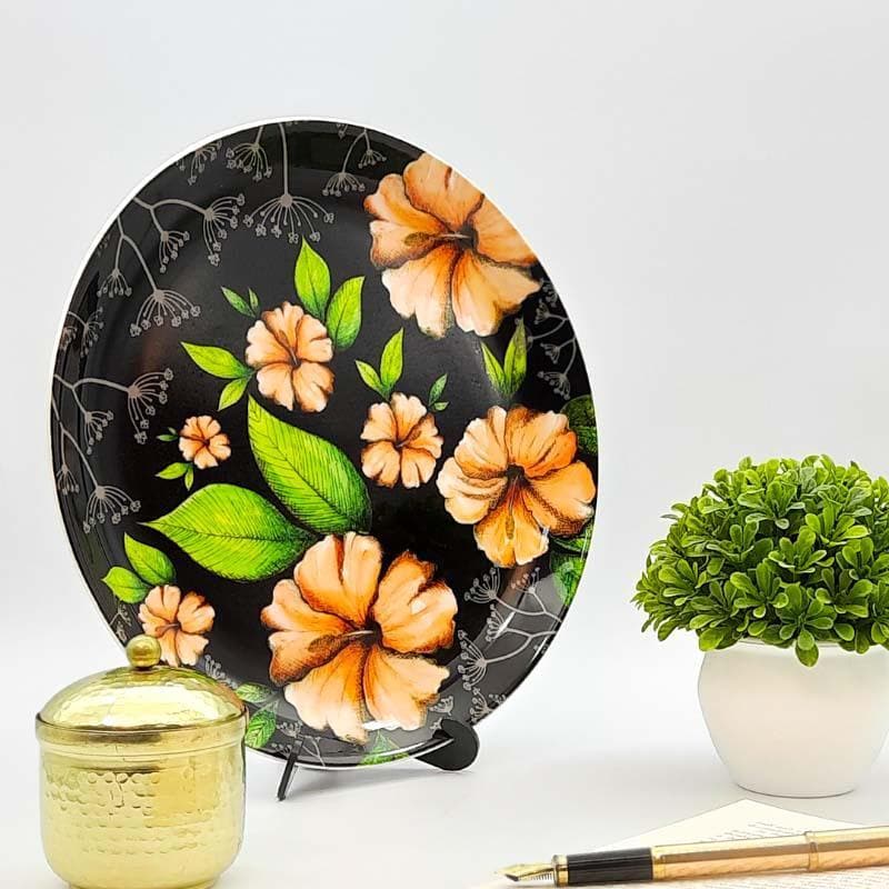 Floral Passion Hibiscus Decorative Plate