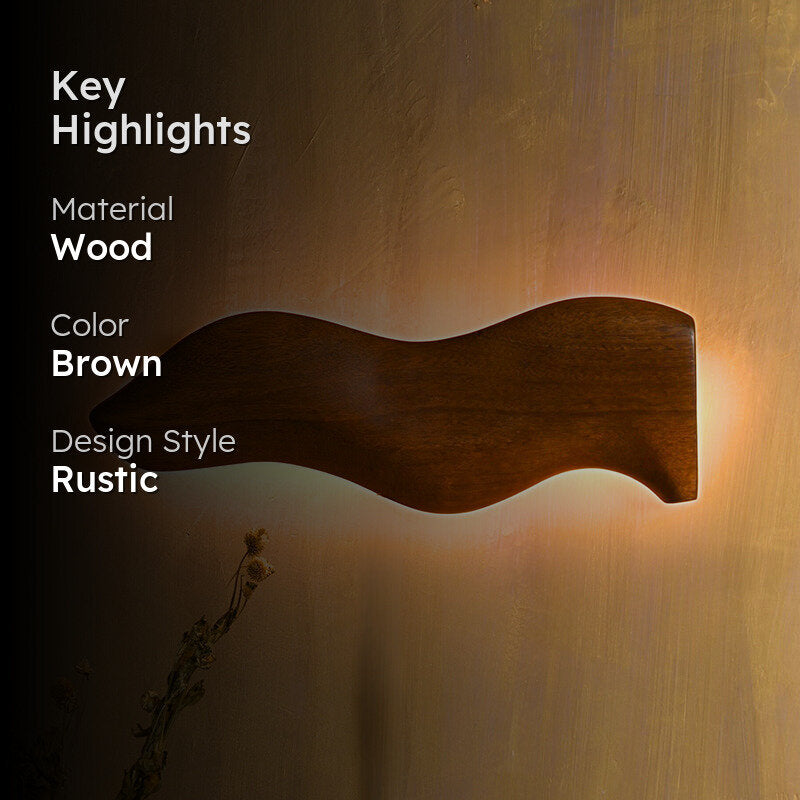 Lunark Wooden Wall Lamp media 2