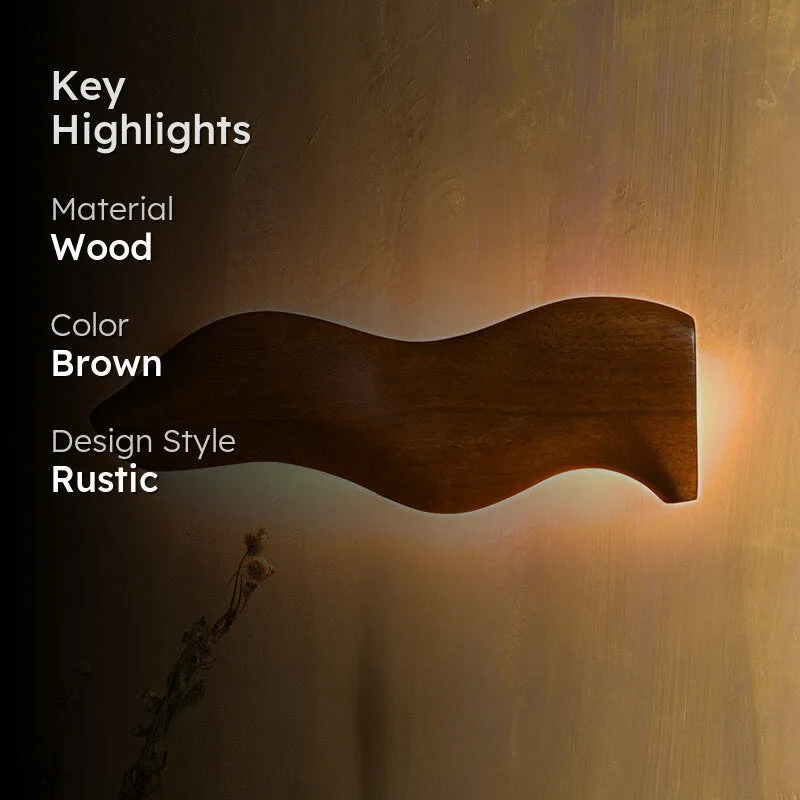 Lunark Wooden Wall Lamp media 2
