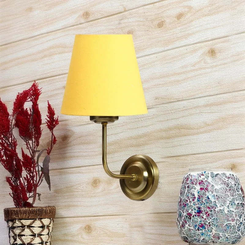Lumoire Cone Metal Wall Lamp - Gold,Yellow media 3