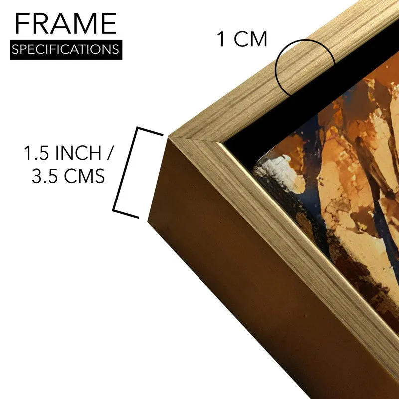 Twilight Canvas Wall Painting With Frame media 6