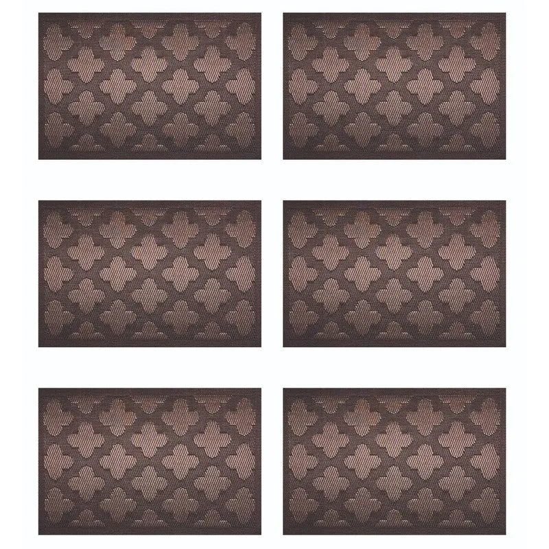 Sylva Table Mats (Brown) - Set Of Six media 3