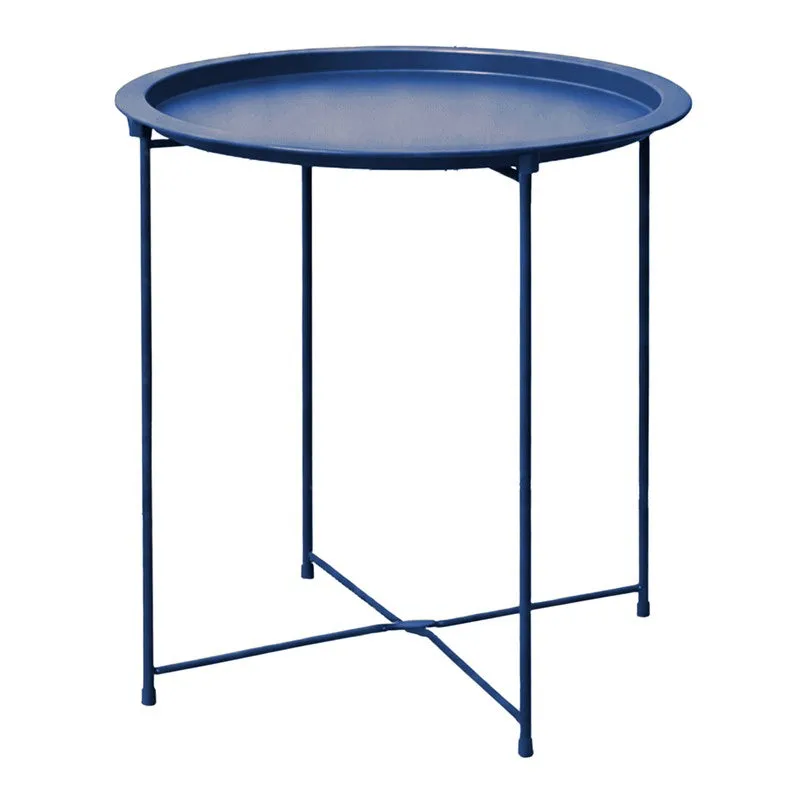 Cedar Metal Side Table - Blue media 3