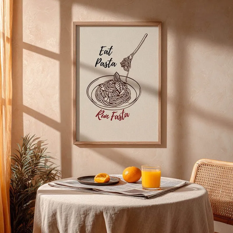 PastaAura Archival Canvas Wall Art - Brown media 4