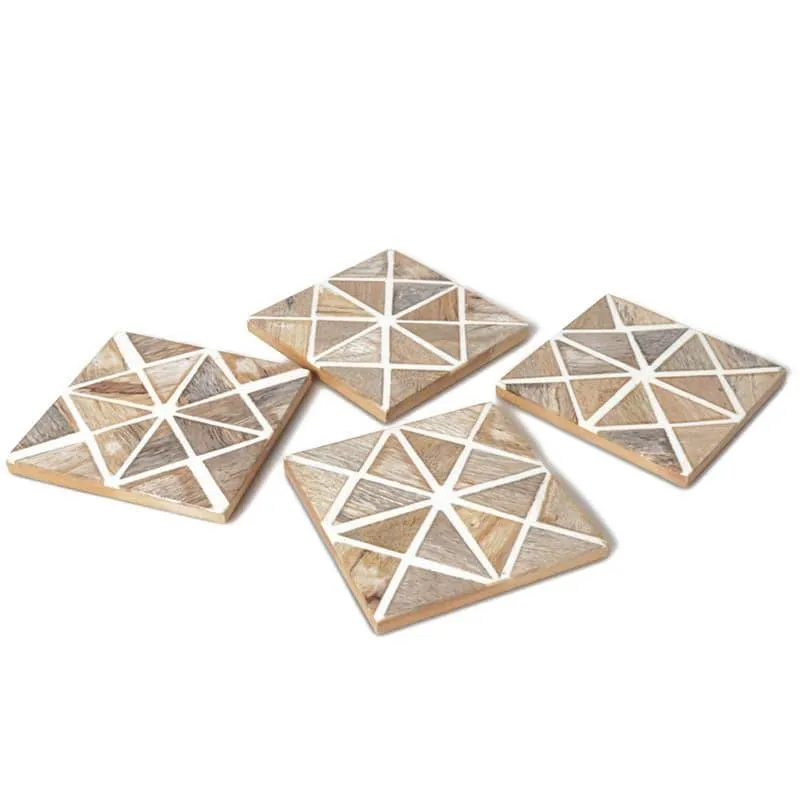 Boro Geometric Coaster - Set Of Four media 4