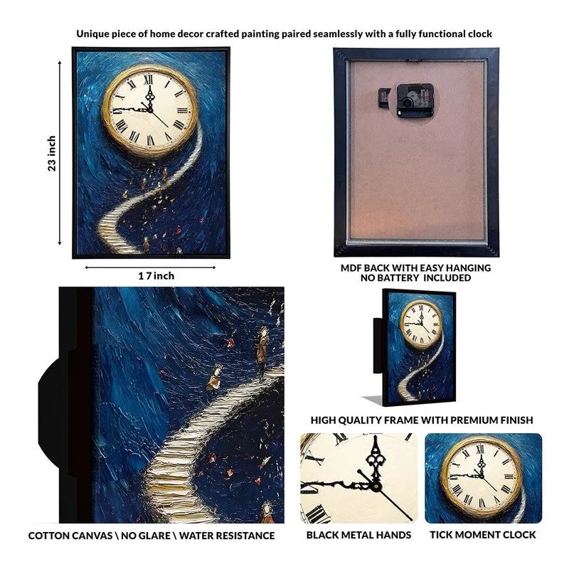 Prismatica Wall Art With Clock media 7