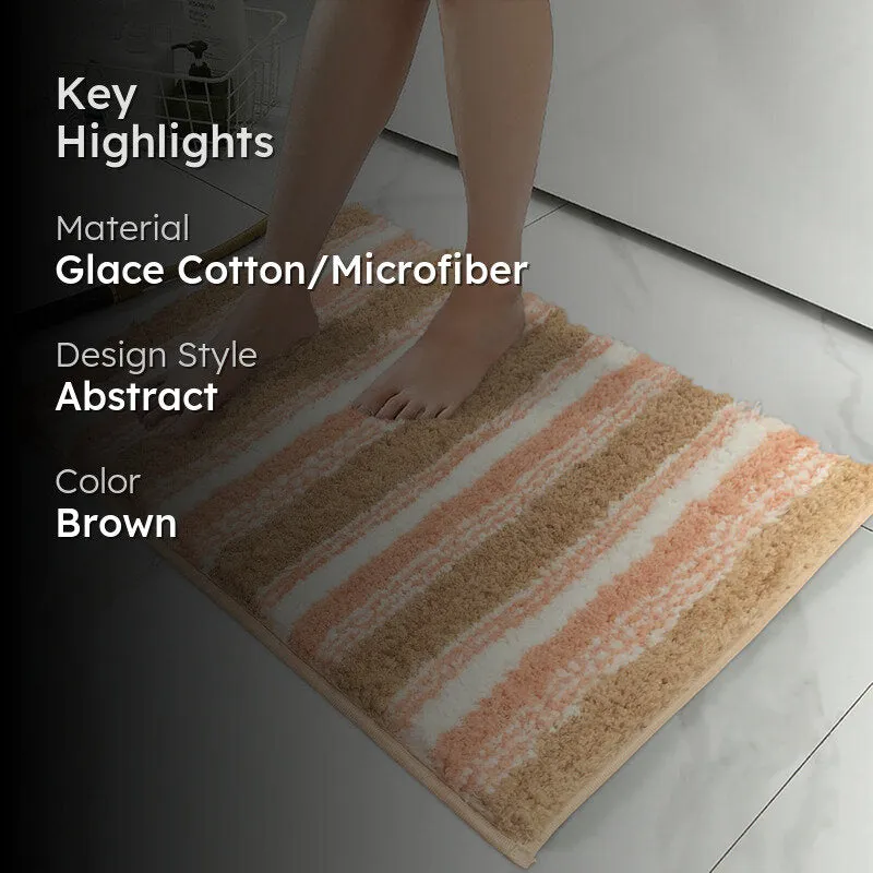 Cape Steps Microfiber Bath Mat - Beige media 2