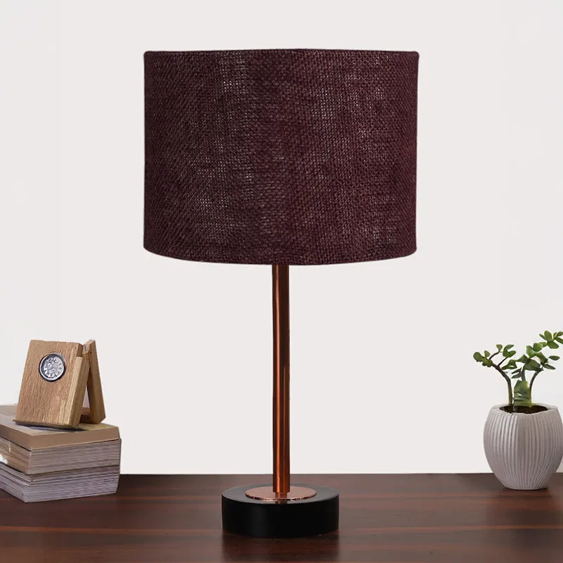 Sienna I Rodin Wooden Table Lamp - Brown,Copper,Black media 3