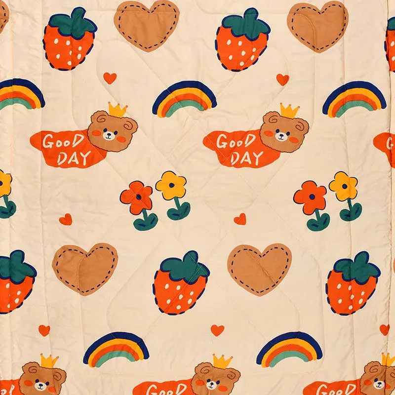 Good Day Teddy Kids Cotton Comforter - 150 GSM media 3
