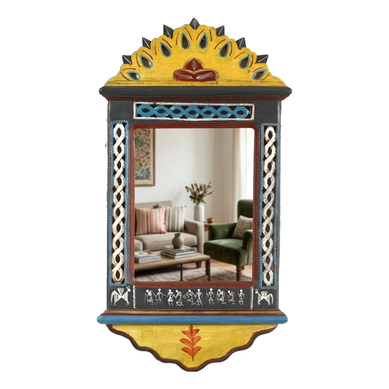 Raamya Handcrafted Jharokha Mirror media 7