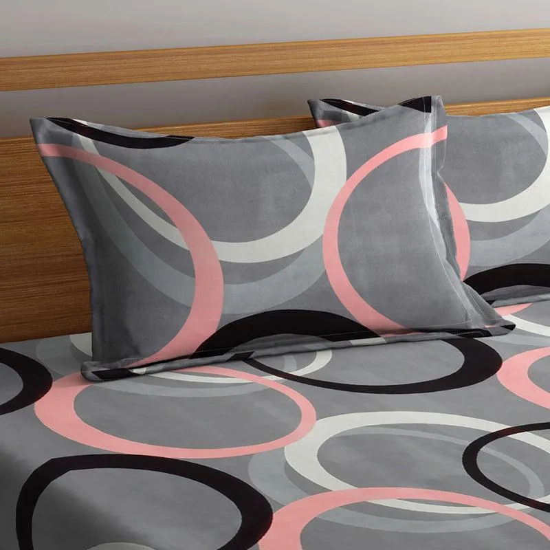 Aston Geometric Bedsheet - 150 GSM media 4