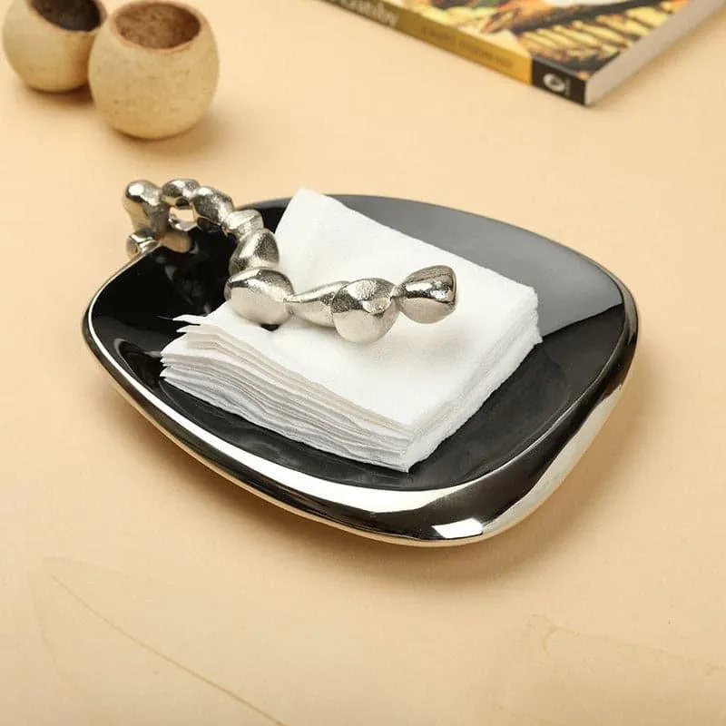 Neva Napkin Holder - Silver media 1