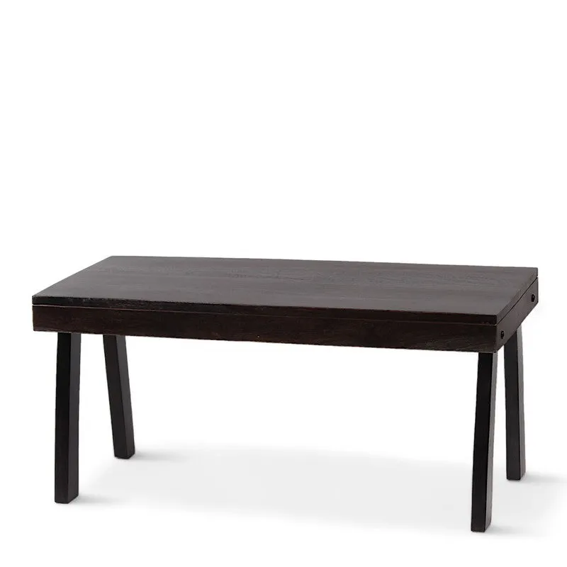 Xavro Sheesham Wooden Center Table - Black media 6