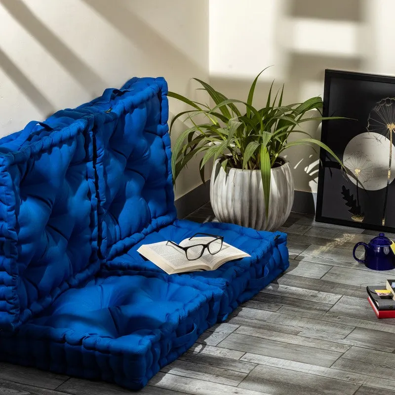 Marlon Floor Cushion (Classic Blue) - Set Of Four media 1
