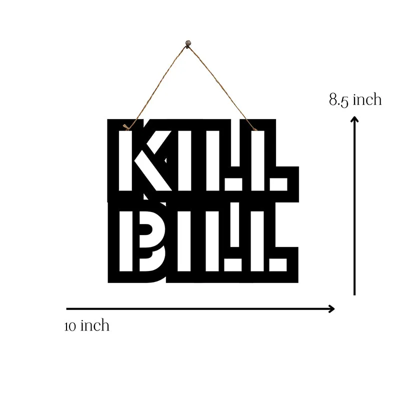 Kill Bill Mild Steel Wall Accent media 5