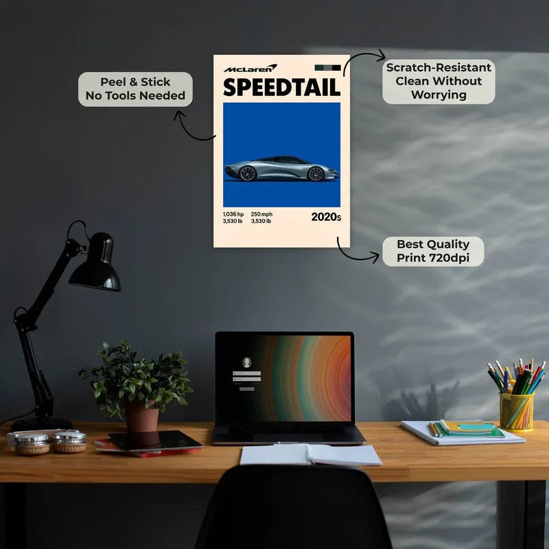 Speedtail Performance Wall Poster media 6