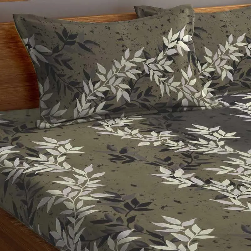 Playful Petals Fitted Microfiber Bedsheet - 300 GSM media 5