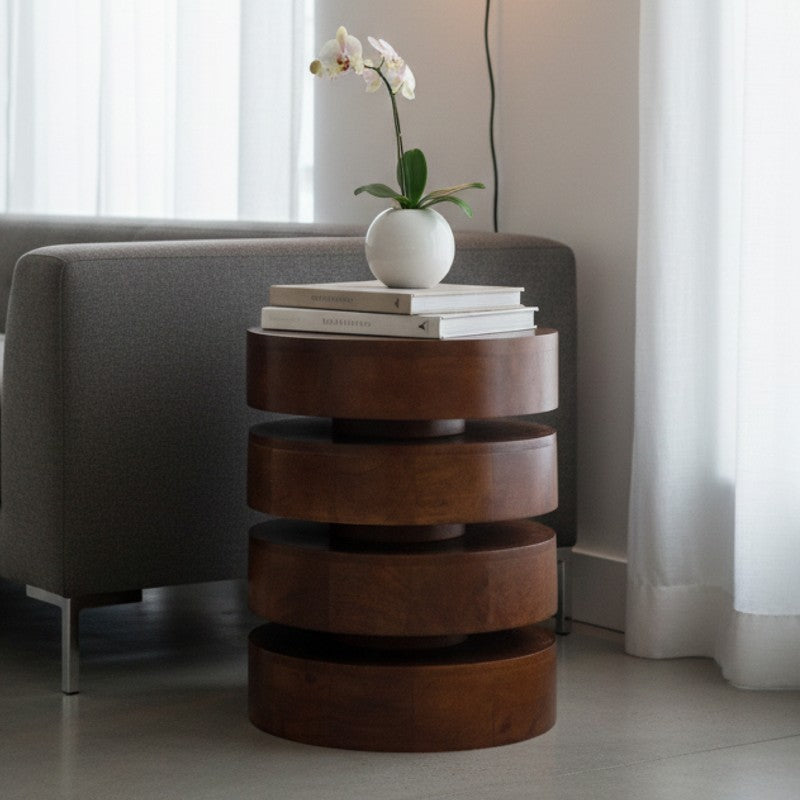 Four Step Mango Wood Coffee Table