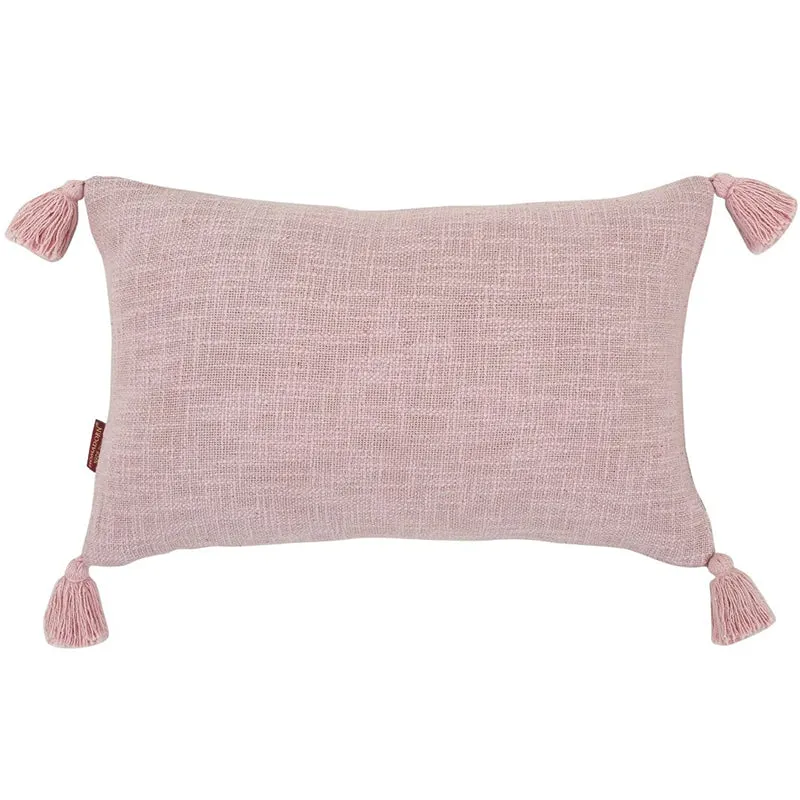 Claira Rectangle Solid Cushion Cover (Lavender) - Set Of Two media 9