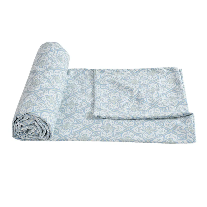 Gentle Facets Cotton Duvet Cover - 210 TC media 5