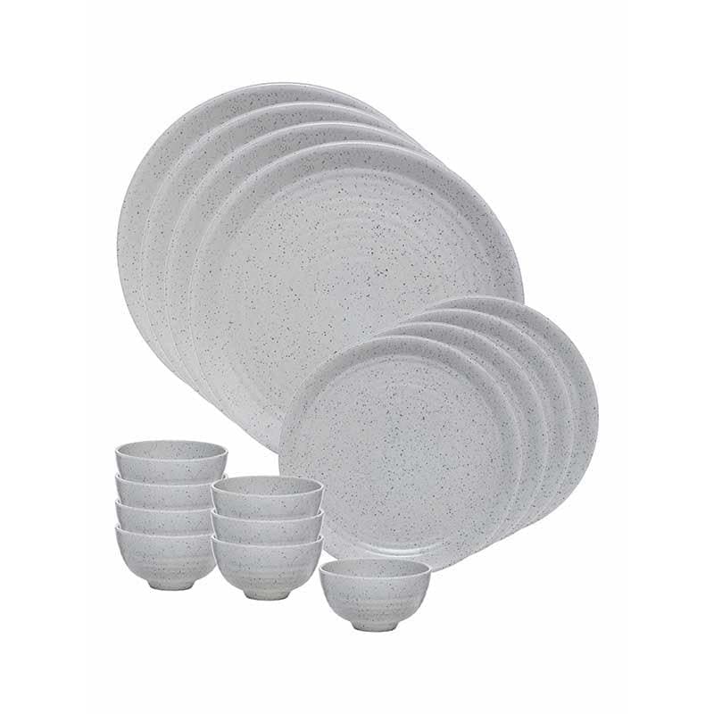 Earthy Attic Dinner Set (White) - 16 Piece Set media 4