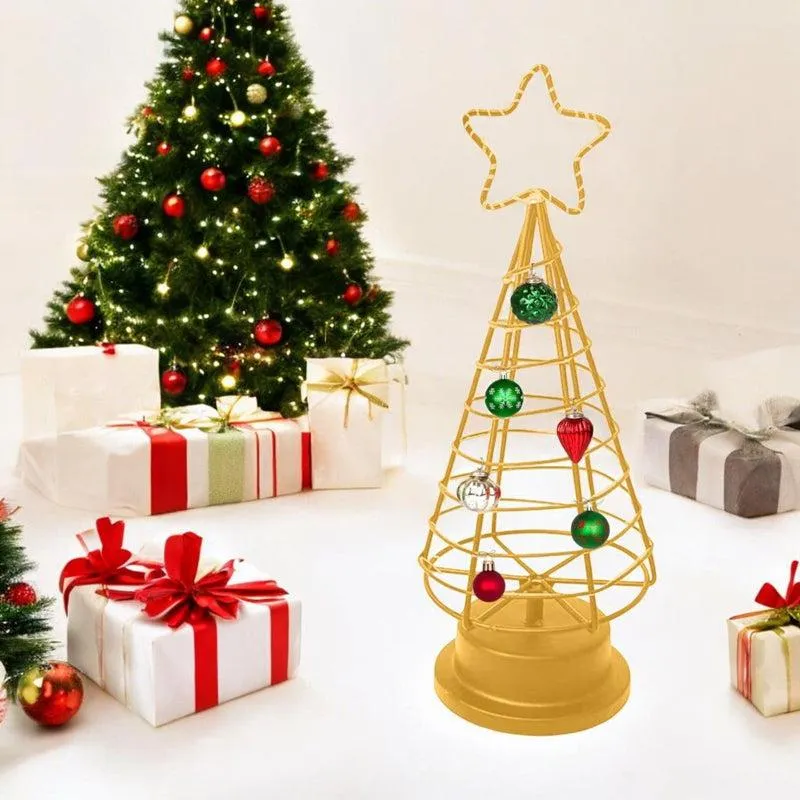 Urban Fir Christmas Ornament - Gold media 3