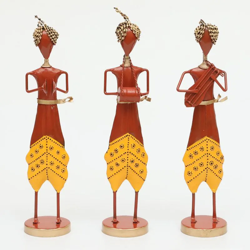 Soulful Serenade Metal Showpiece - Set Of Three media 3
