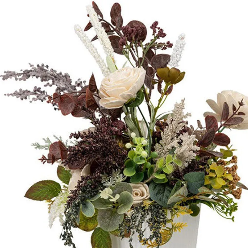 Autumn Fairy Solawood Floral Bunch With Pot media 4